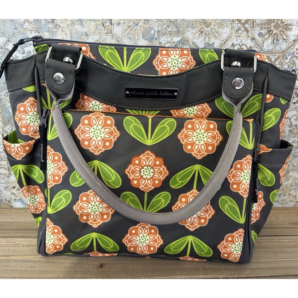 Petunia Pickle Bottom Santiago Sunset Sashay Diaper Bag Large Floral Good